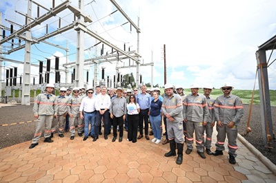 Nova subestação da Celesc no Oeste melhora o fornecimento de energia para mais de 10,5 mil unidades consumidoras